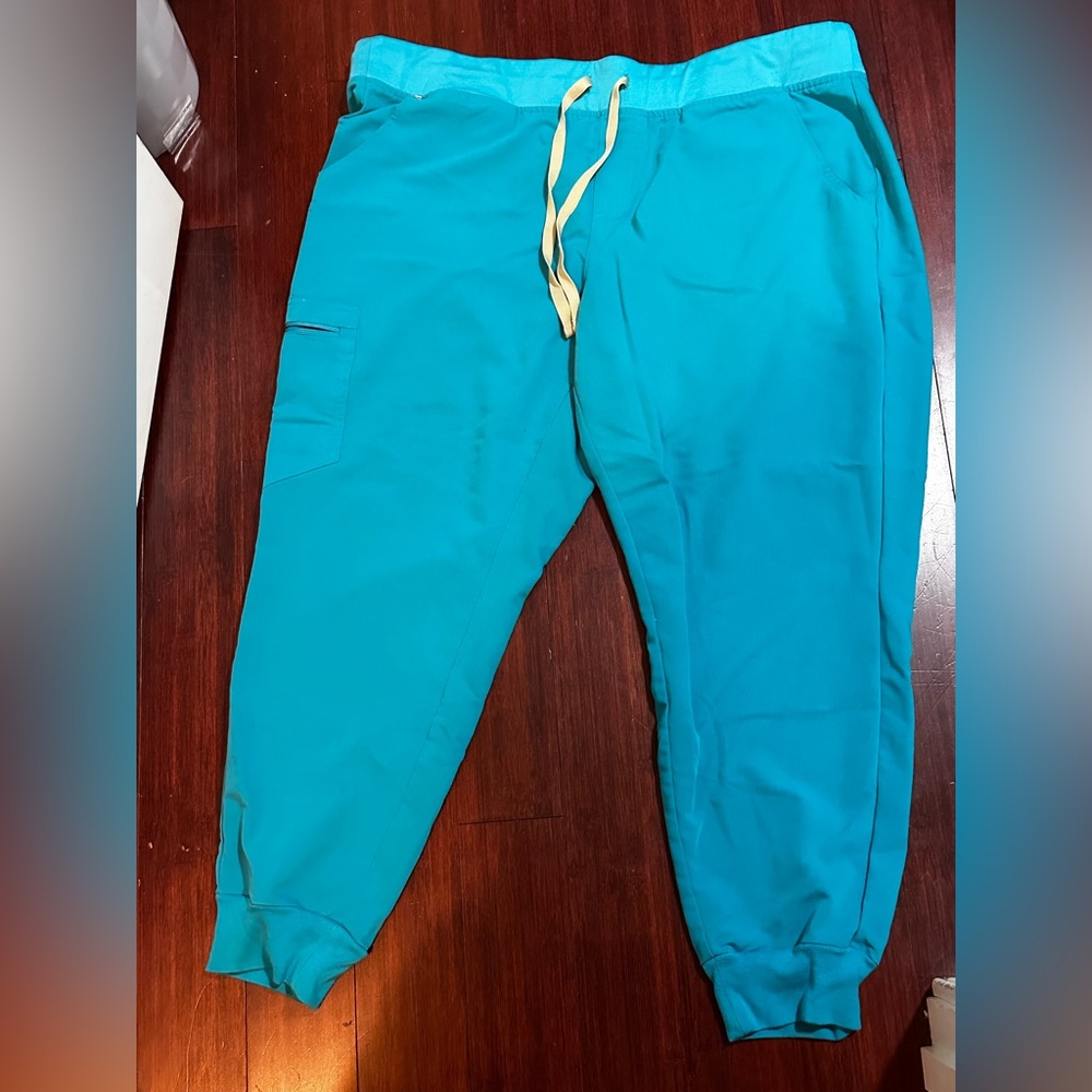 Figs Teal Jamora Joggers